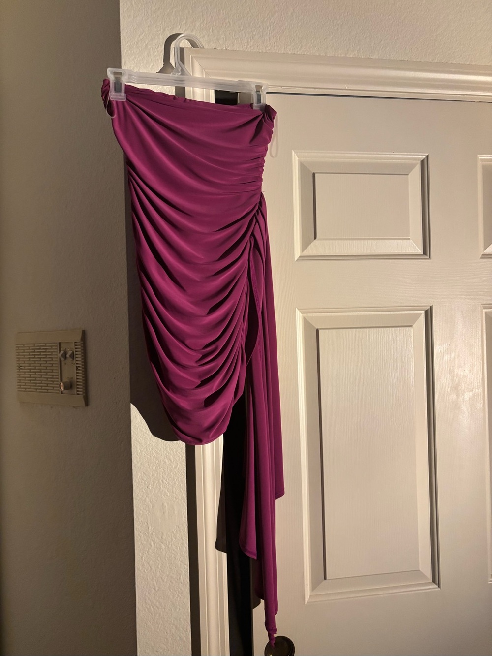 American threads magenta dress